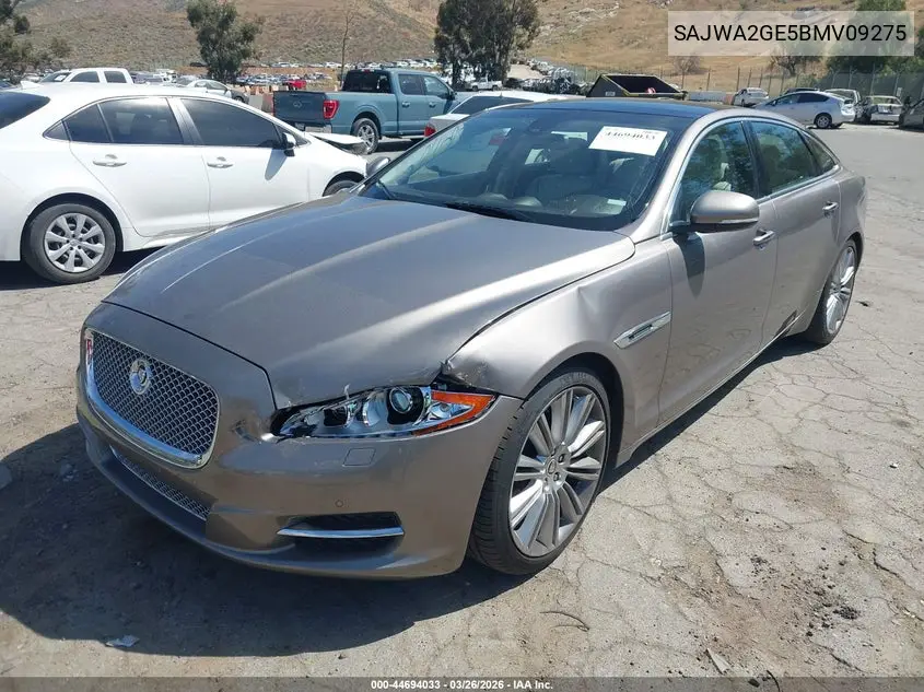 2011 Jaguar Xj Xjl Supercharged VIN: SAJWA2GE5BMV09275 Lot: 44694033