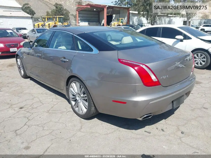 2011 Jaguar Xj Xjl Supercharged VIN: SAJWA2GE5BMV09275 Lot: 44694033