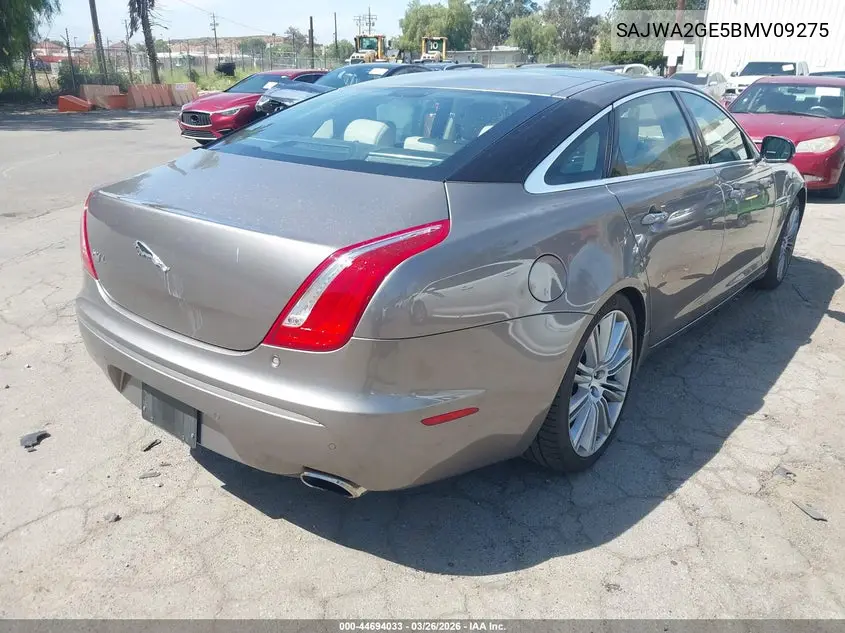 2011 Jaguar Xj Xjl Supercharged VIN: SAJWA2GE5BMV09275 Lot: 44694033