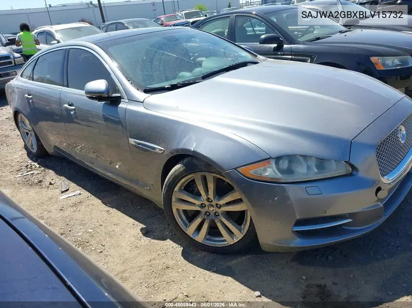 2011 Jaguar Xj Xjl VIN: SAJWA2GBXBLV15732 Lot: 45059443