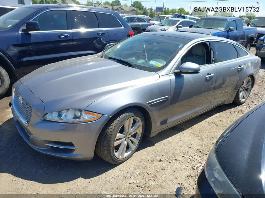 2011 Jaguar Xj Xjl VIN: SAJWA2GBXBLV15732 Lot: 45059443