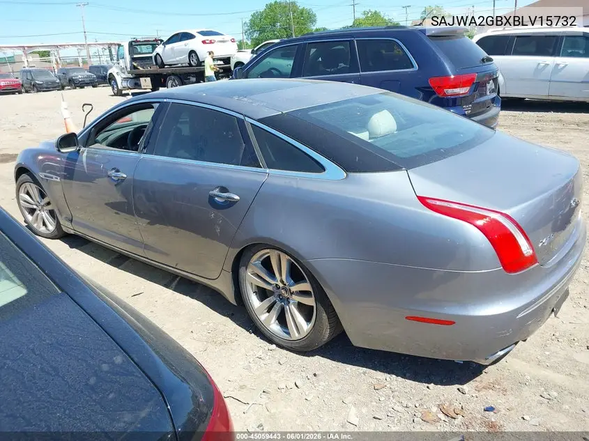 2011 Jaguar Xj Xjl VIN: SAJWA2GBXBLV15732 Lot: 45059443