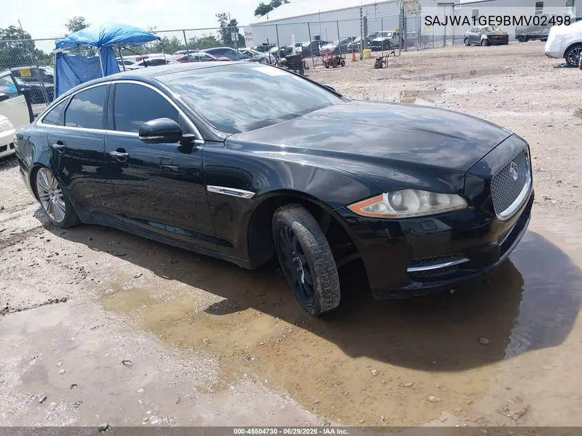 2011 Jaguar Xj Supercharged VIN: SAJWA1GE9BMV02498 Lot: 45504730