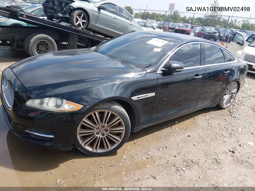 2011 Jaguar Xj Supercharged VIN: SAJWA1GE9BMV02498 Lot: 45504730