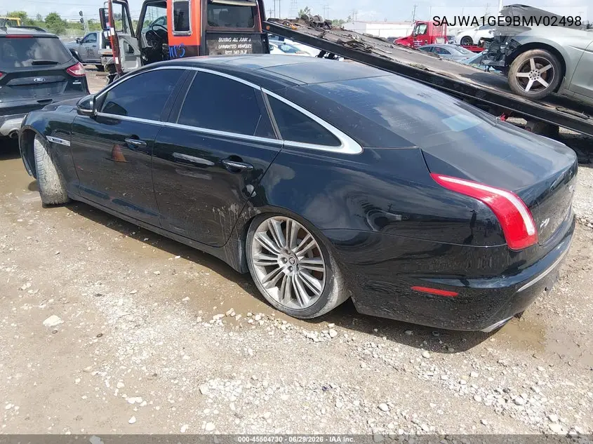 2011 Jaguar Xj Supercharged VIN: SAJWA1GE9BMV02498 Lot: 45504730