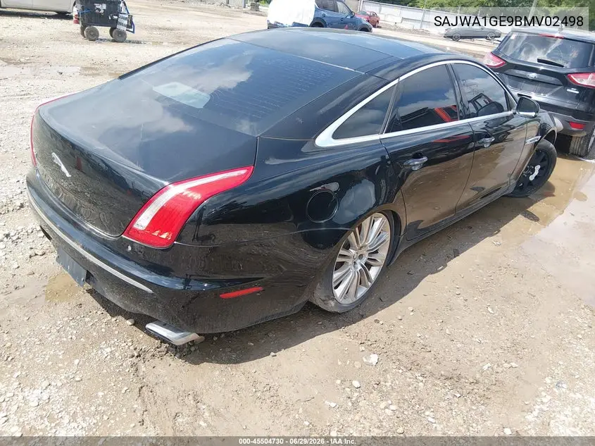 2011 Jaguar Xj Supercharged VIN: SAJWA1GE9BMV02498 Lot: 45504730