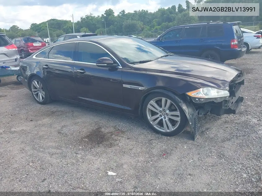 2011 Jaguar Xj Xjl VIN: SAJWA2GB2BLV13991 Lot: 45561725