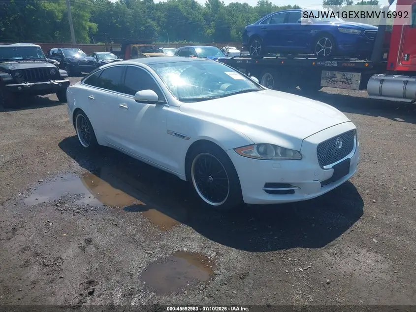 2011 Jaguar Xj Supercharged VIN: SAJWA1GEXBMV16992 Lot: 45592983