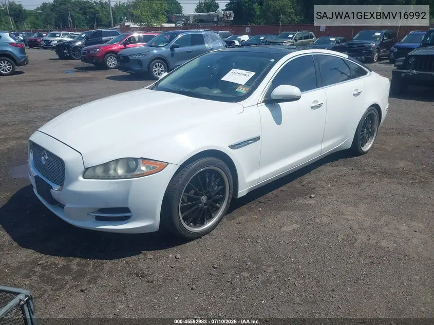 2011 Jaguar Xj Supercharged VIN: SAJWA1GEXBMV16992 Lot: 45592983