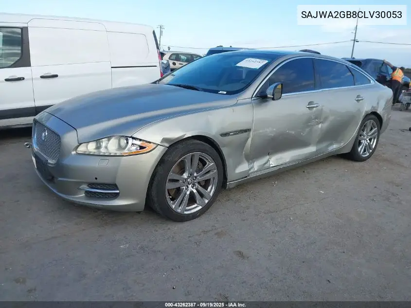 2012 Jaguar Xj Xjl Portfolio VIN: SAJWA2GB8CLV30053 Lot: 43262387