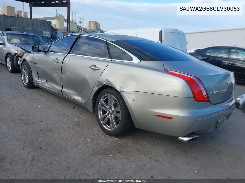 2012 Jaguar Xj Xjl Portfolio VIN: SAJWA2GB8CLV30053 Lot: 43262387