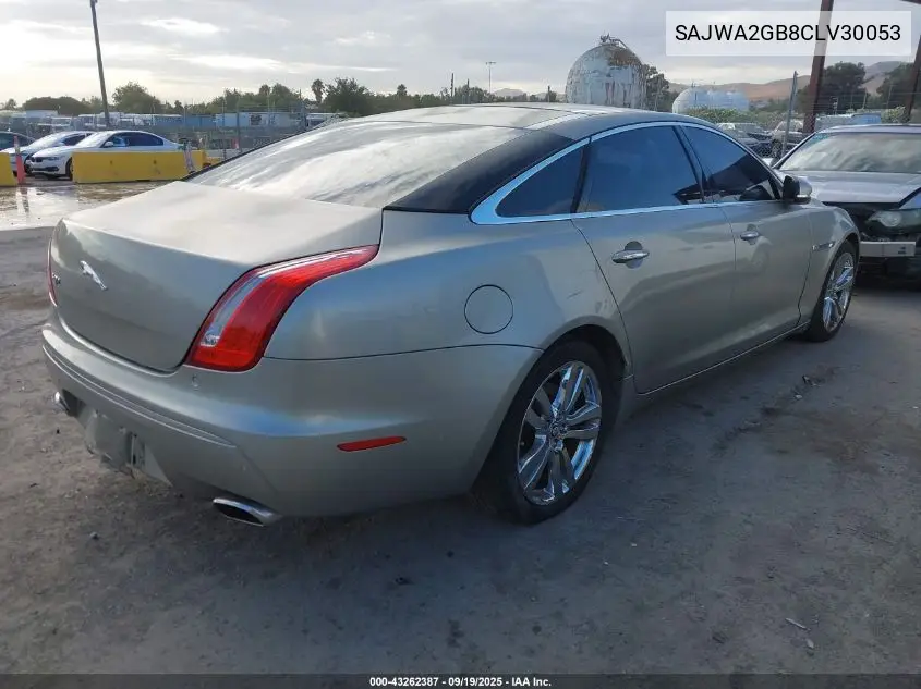 2012 Jaguar Xj Xjl Portfolio VIN: SAJWA2GB8CLV30053 Lot: 43262387