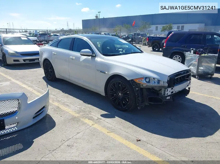 2012 Jaguar Xj Supercharged VIN: SAJWA1GE5CMV31241 Lot: 44520377