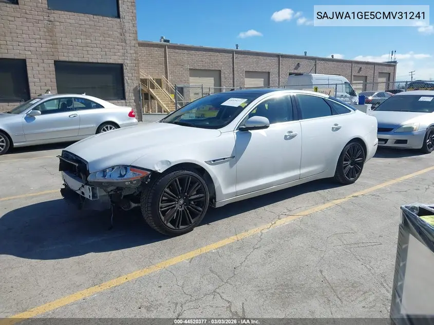 2012 Jaguar Xj Supercharged VIN: SAJWA1GE5CMV31241 Lot: 44520377