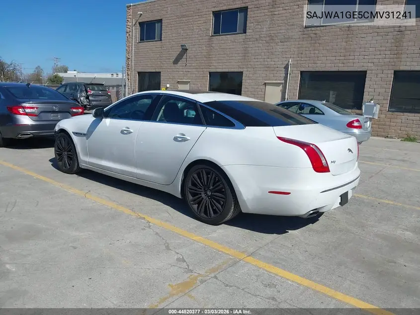 2012 Jaguar Xj Supercharged VIN: SAJWA1GE5CMV31241 Lot: 44520377
