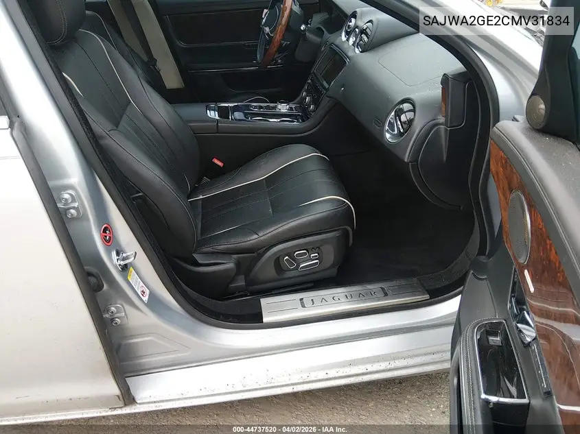 2012 Jaguar Xj Xjl Supercharged VIN: SAJWA2GE2CMV31834 Lot: 44737520