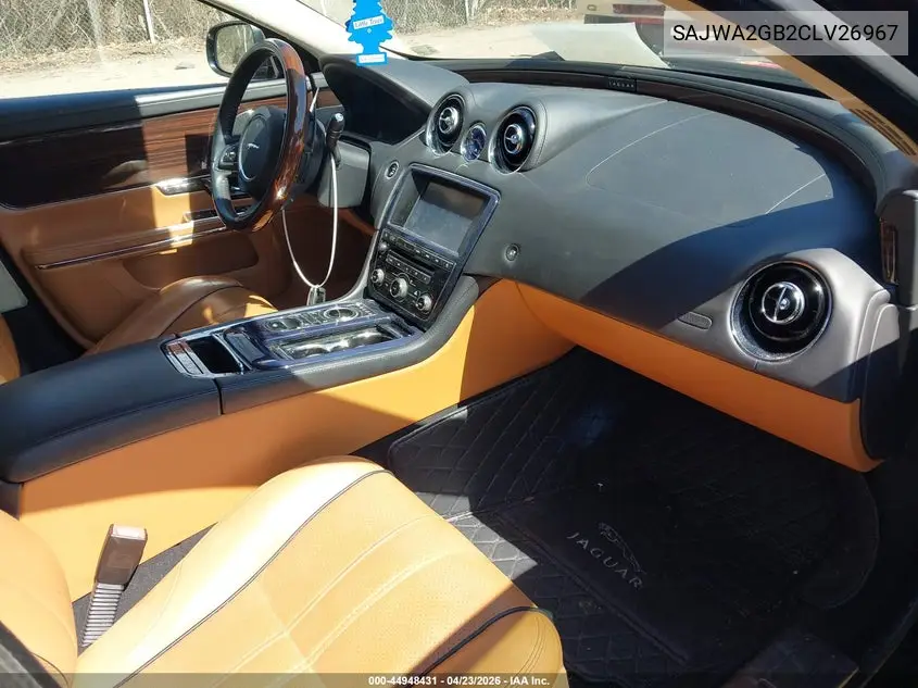 2012 Jaguar Xj Xjl Portfolio VIN: SAJWA2GB2CLV26967 Lot: 44948431