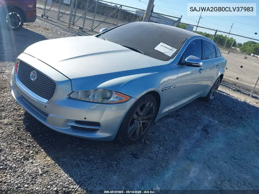 2012 Jaguar Xj Xjl Portfolio VIN: SAJWA2GB0CLV37983 Lot: 45101605