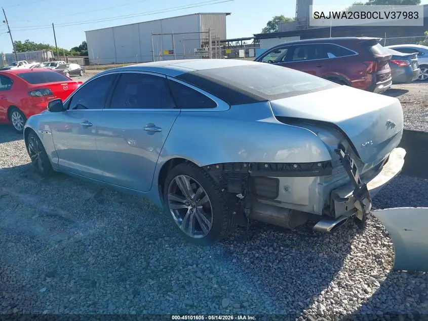 2012 Jaguar Xj Xjl Portfolio VIN: SAJWA2GB0CLV37983 Lot: 45101605
