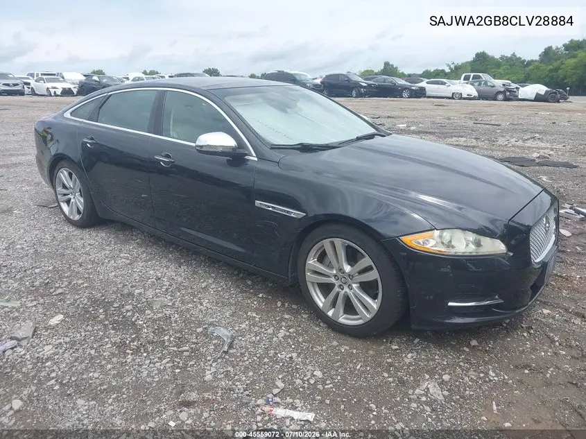 2012 Jaguar Xj Xjl Portfolio VIN: SAJWA2GB8CLV28884 Lot: 45559072