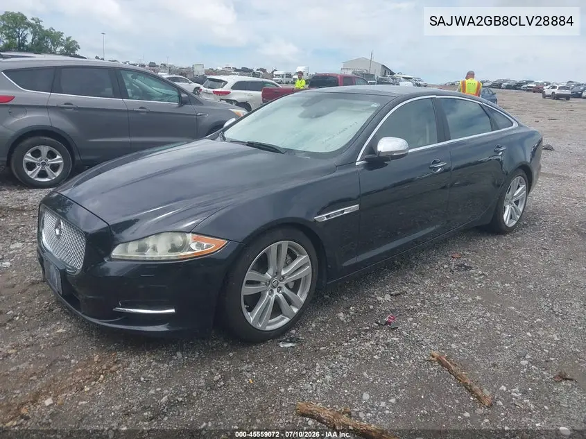 2012 Jaguar Xj Xjl Portfolio VIN: SAJWA2GB8CLV28884 Lot: 45559072