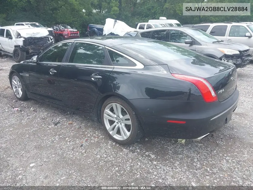 2012 Jaguar Xj Xjl Portfolio VIN: SAJWA2GB8CLV28884 Lot: 45559072