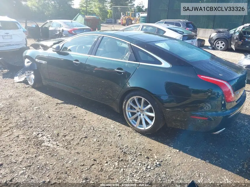 2012 Jaguar Xj VIN: SAJWA1CBXCLV33326 Lot: 45574180