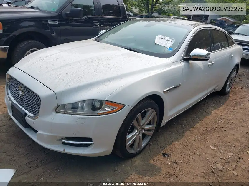 2012 Jaguar Xj Xjl Portfolio VIN: SAJWA2GB9CLV32278 Lot: 45654300