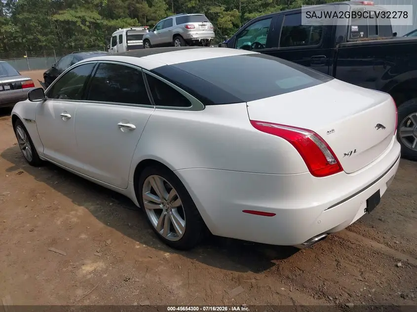 2012 Jaguar Xj Xjl Portfolio VIN: SAJWA2GB9CLV32278 Lot: 45654300