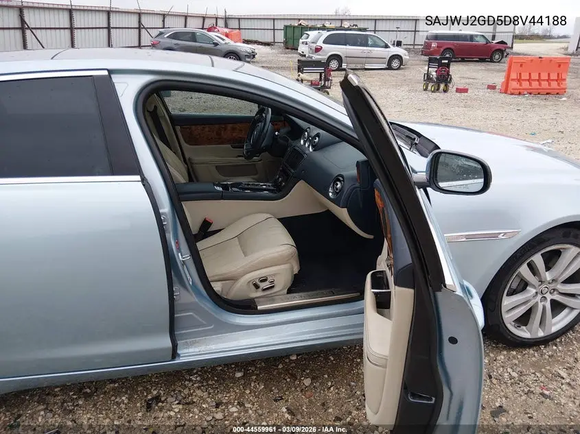 2013 Jaguar Xj Xjl Portfolio VIN: SAJWJ2GD5D8V44188 Lot: 44559961