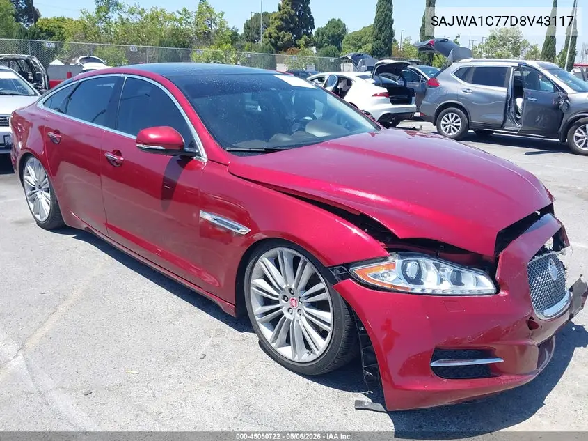 2013 Jaguar Xj VIN: SAJWA1C77D8V43117 Lot: 45050722