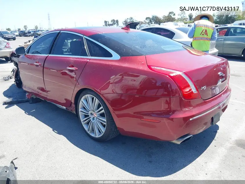 2013 Jaguar Xj VIN: SAJWA1C77D8V43117 Lot: 45050722