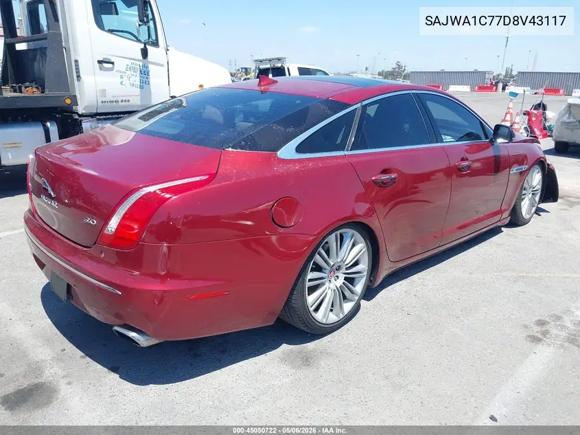 2013 Jaguar Xj VIN: SAJWA1C77D8V43117 Lot: 45050722