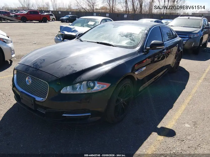 2014 Jaguar Xj Xjl Portfolio VIN: SAJWJ2GD9E8V61514 Lot: 44543748