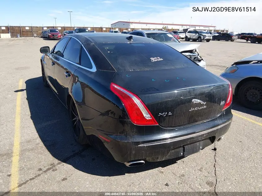 2014 Jaguar Xj Xjl Portfolio VIN: SAJWJ2GD9E8V61514 Lot: 44543748