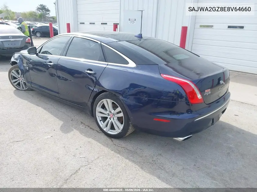2014 Jaguar Xj Xjl Portfolio VIN: SAJWA2GZ8E8V64660 Lot: 44995625