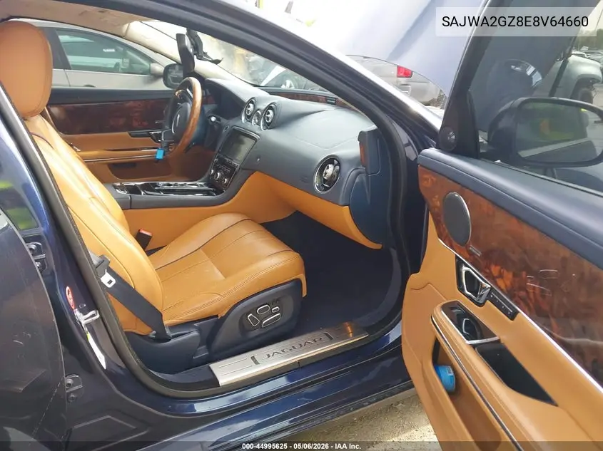 2014 Jaguar Xj Xjl Portfolio VIN: SAJWA2GZ8E8V64660 Lot: 44995625
