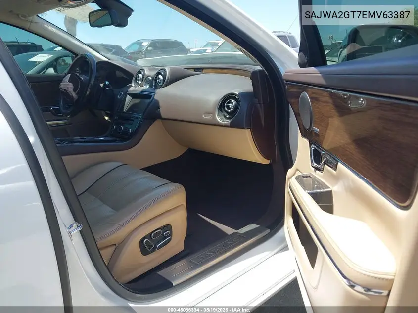 2014 Jaguar Xj Xjl Supercharged VIN: SAJWA2GT7EMV63387 Lot: 45086334