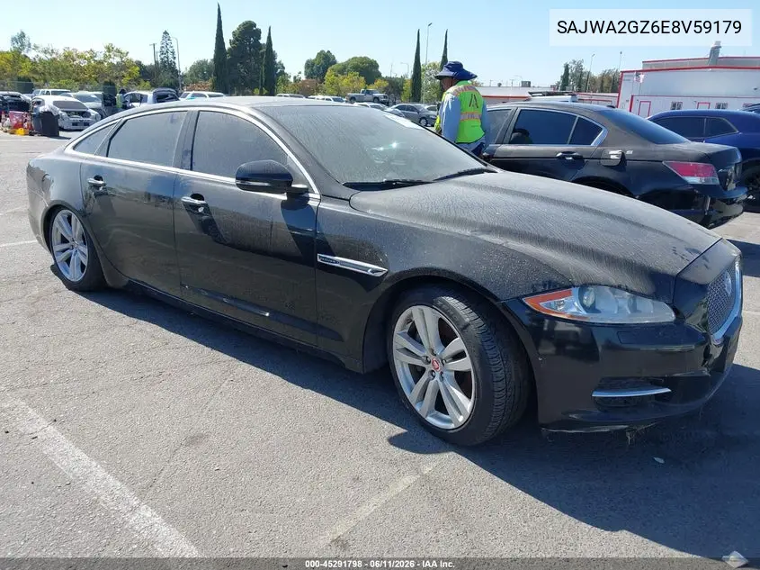 2014 Jaguar Xj Xjl Portfolio VIN: SAJWA2GZ6E8V59179 Lot: 45291798