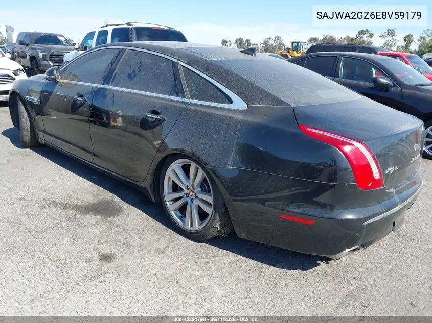 2014 Jaguar Xj Xjl Portfolio VIN: SAJWA2GZ6E8V59179 Lot: 45291798