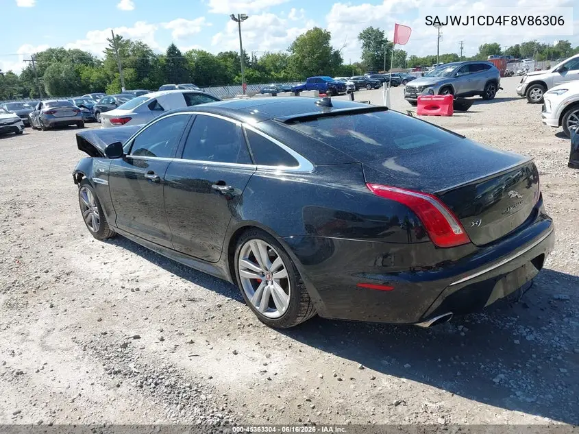 2015 Jaguar Xj VIN: SAJWJ1CD4F8V86306 Lot: 45363304