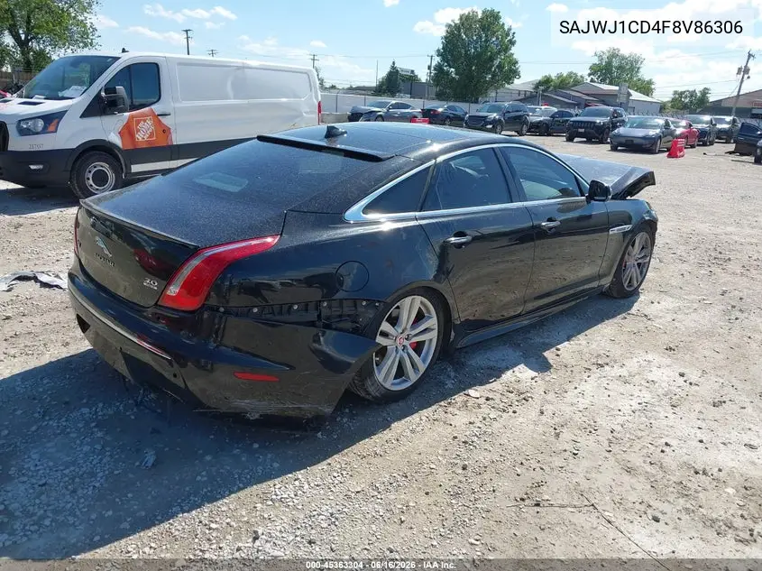 2015 Jaguar Xj VIN: SAJWJ1CD4F8V86306 Lot: 45363304