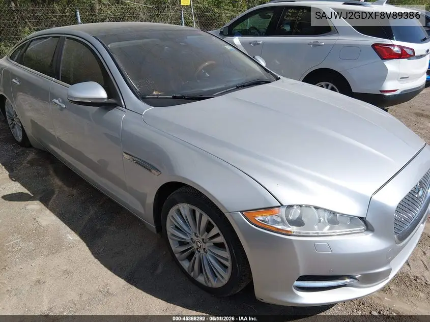 2015 Jaguar Xj Xjl Portfolio VIN: SAJWJ2GDXF8V89386 Lot: 45368292