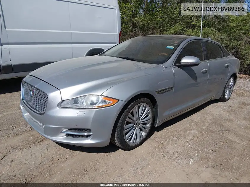 2015 Jaguar Xj Xjl Portfolio VIN: SAJWJ2GDXF8V89386 Lot: 45368292