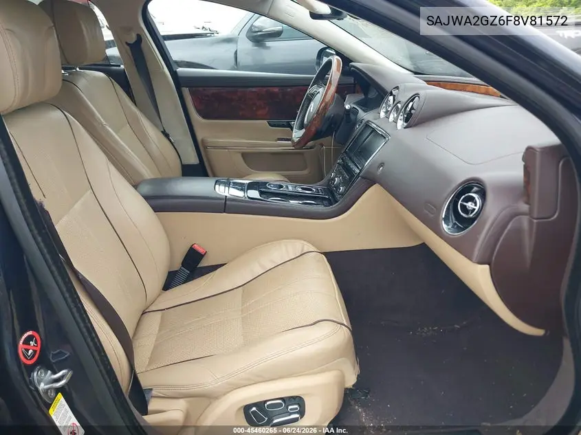 2015 Jaguar Xj Xjl Portfolio VIN: SAJWA2GZ6F8V81572 Lot: 45460265
