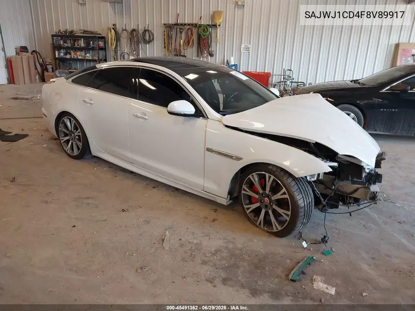2015 Jaguar Xj VIN: SAJWJ1CD4F8V89917 Lot: 45491362