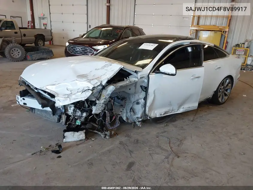 2015 Jaguar Xj VIN: SAJWJ1CD4F8V89917 Lot: 45491362