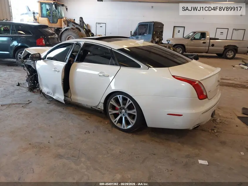 2015 Jaguar Xj VIN: SAJWJ1CD4F8V89917 Lot: 45491362