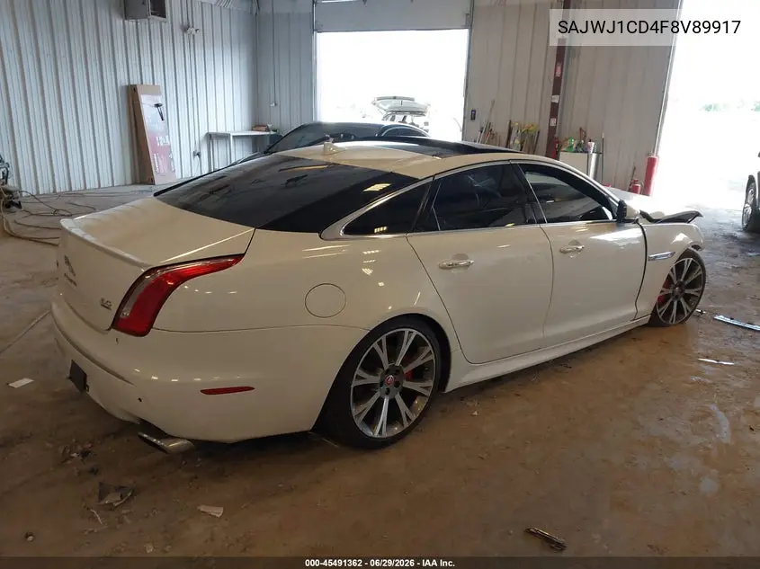 2015 Jaguar Xj VIN: SAJWJ1CD4F8V89917 Lot: 45491362
