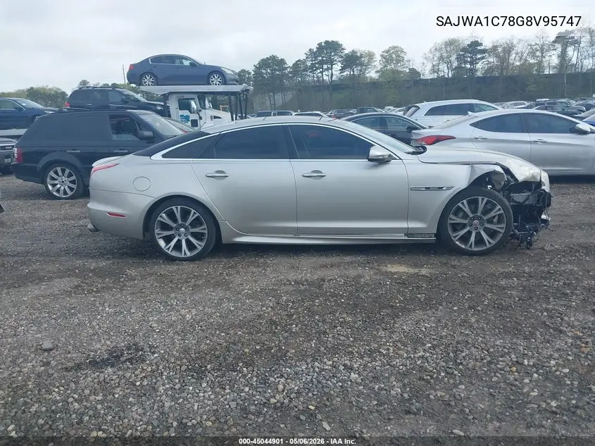 2016 Jaguar Xj R-Sport VIN: SAJWA1C78G8V95747 Lot: 45044901